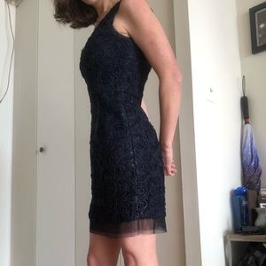 Textured cocktail dress